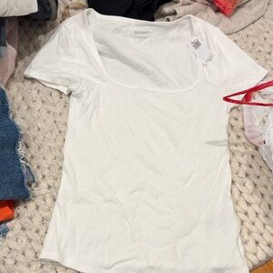 Old Navy Women's Classic White Short Sleeve Tee
